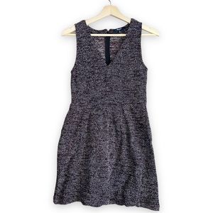 Madewell Knit Knot Twill Terrace Maroon Knit Sleeveless Dress Women Size M